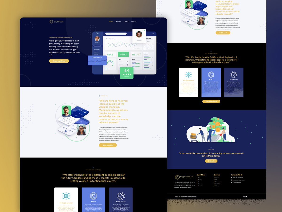devashiqur's tweet photo. Looking for a Cryptocurrency Website Design? Check out our recently designed website for Crypto Me Please. We design websites with Full-Branding, Mobile Responsive, and SEO Optimization.

#ashiqurrahman #ashiqurtech #webdesigner #cryptocurrencywebsite #cryptocurrencywebsitedesign https://t.co/EnGIQrvol8