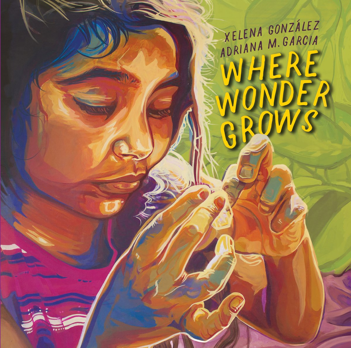 LEEandLOW's tweet photo. Let’s get into the 2022 books that we are now available! First up is Where Wonder Grows / Donde las maravillas crecen by Xelena Gonzalez, illus. by Adriana M. Garcia. This lyrical intergenerational story exploring our connections to nature, family, and traditions. #LLBooks2022 https://t.co/2iUzFo2BHZ