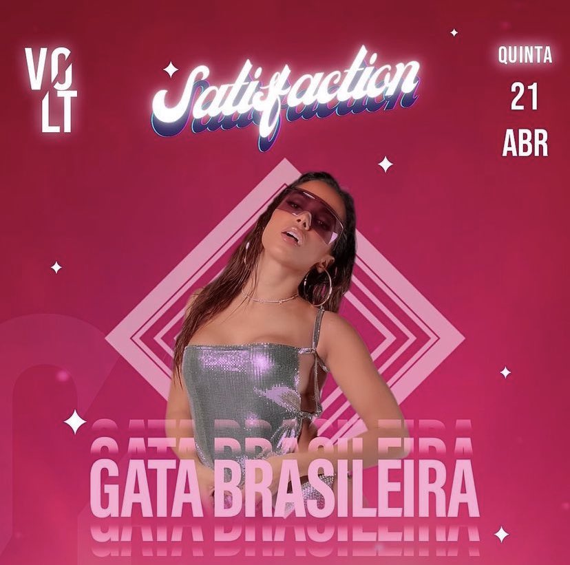 BORA PARTICIPAR DO SORTEIO?! 

Para a SATISFACTION edição 
GATA BRASILEIRA
Vamos sortear DOIS PARES DE ENTRADA! 

Para participar você precisa: 
▪️DAR RT NESTA PUBLICAÇÃO
▪️SEGUIR O <a href="/voltclubcwb/">Volt Club CWB</a> 

Resultado sai amanhã às 18:00.

Boa sorte 🍀
