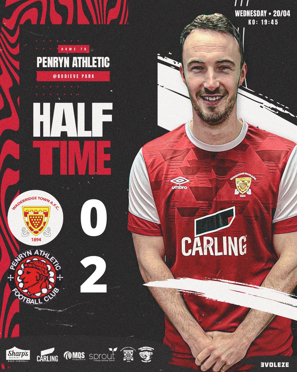 WadebridgeTown's tweet photo. Half time at Bodieve Park in a game we have dominated for long spells. Big 2nd half required @penrynathletic @swpleague @swsportsnews @sportscornwall #oopsneverposted #wififail https://t.co/efX8Nn3xuy