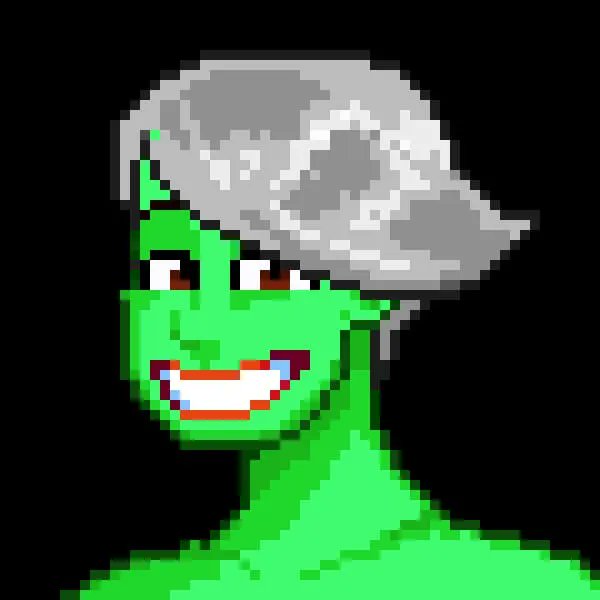 Look what I found! 'The Green Simon' at  nftbazaar.io/nft/0x14afa0af… $ICX #NFT