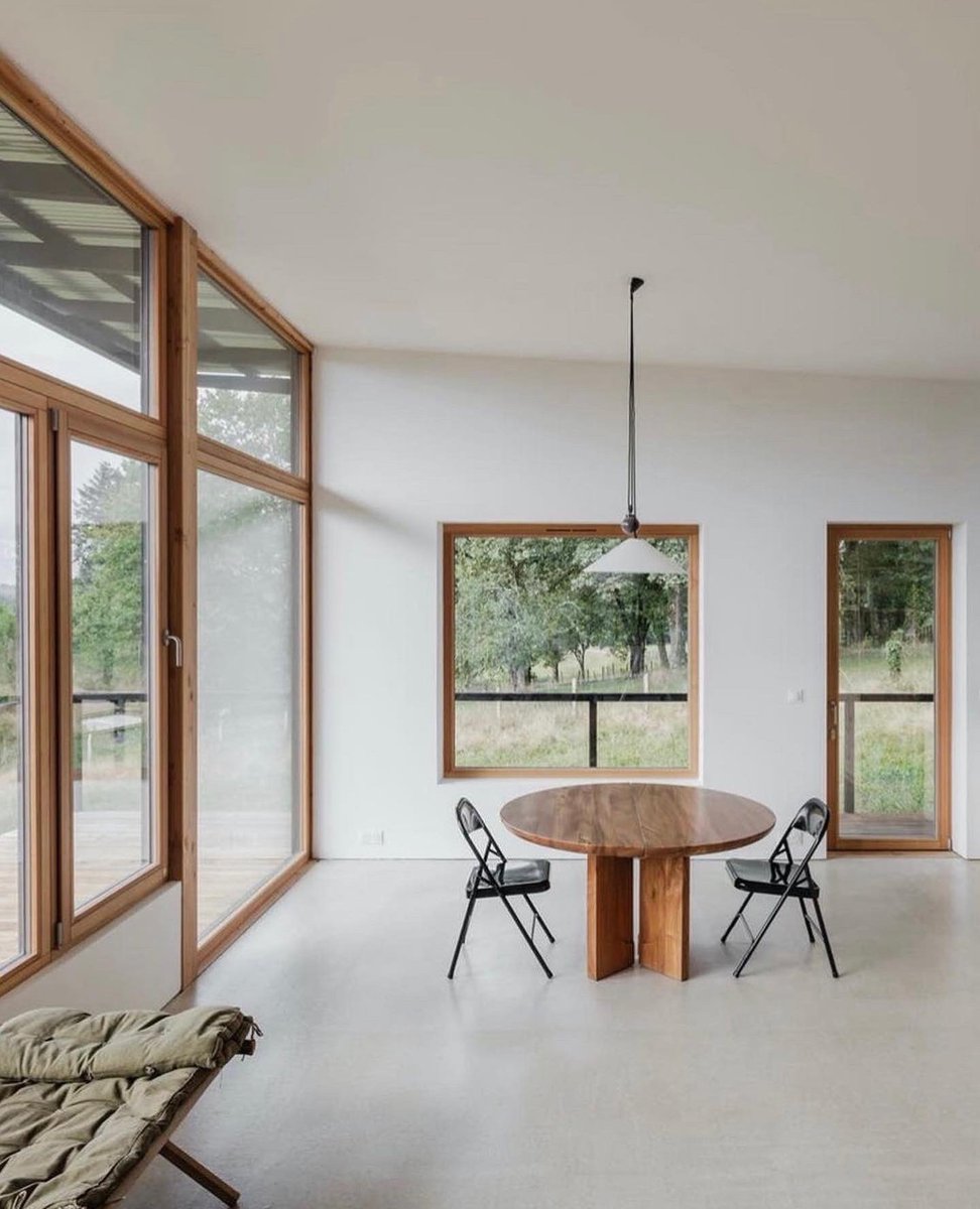 prefabsmallhome's tweet photo. Wooden House on the hills of Saint-Julien Le Petit, Haute-Vienne, #France by Ciguë #Architecture | 📷 Maris Mezulis
#interiordesign #cabin #tinyhousemovement https://t.co/w4ljfDPL76