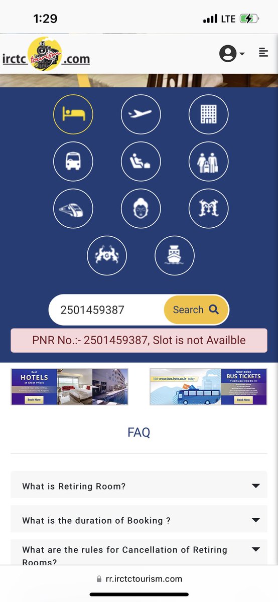 alokfrombihar's tweet photo. @IRCTCofficial @RailMinIndia @railway @drmsee1
My train is about to arrive at 6:30 AM. I want to book dormetory for 5 hrs but it shows slot is not available. Sir, what do I do here on platform.

Please suggest, how to make it available. https://t.co/L49Gs3XwxF