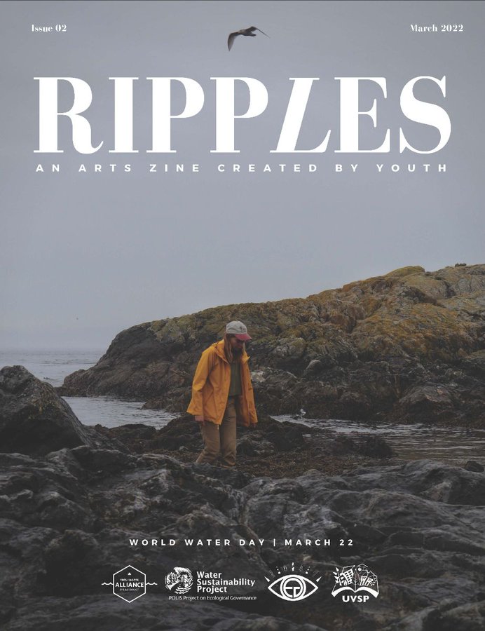 💧Today’s #EarthWeek feature is RIPPLES, a water-focused arts zine created by kids &amp; youth –a community-engaged research partnership with #UVic @POLISWater, <a href="/UVSP/">UVSP</a>, <a href="/H2OAlliance/">Freshwater Alliance</a> &amp; Cowichan Valley Earth Guardians.

📕Check out the free zine 👉 poliswaterproject.org/polis-research…