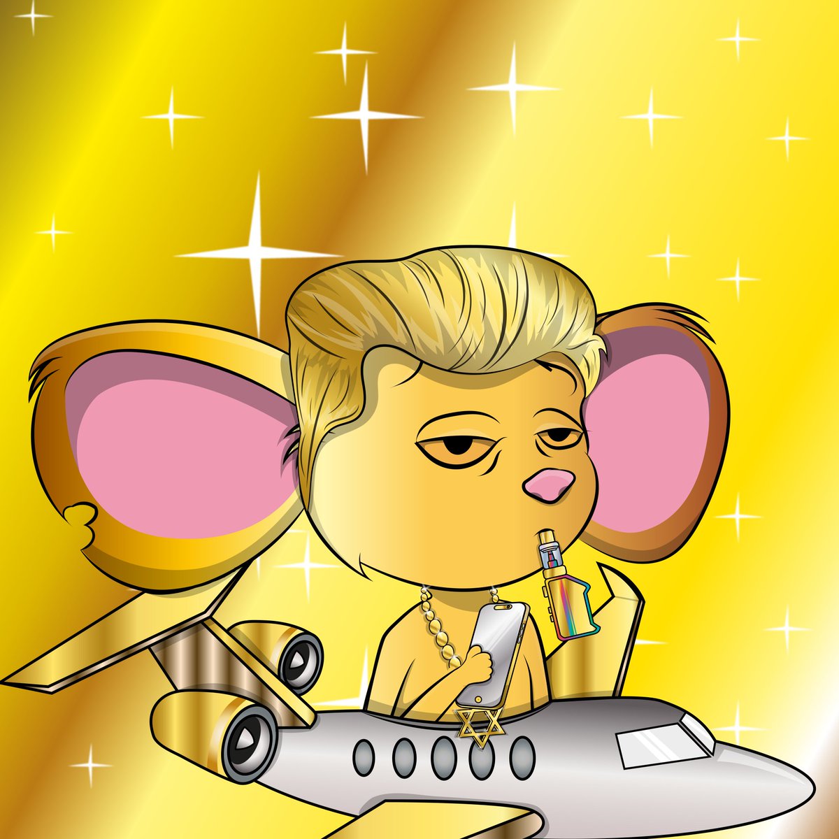 🐭 Introducing Baby Medicated Mice! 🐭

The wait is finally over. OG Mice have bred adorable, warm-hearted babies! Well... let's be honest they're stoned, drunk and f** up! 🤪

• Limited 1420 Supply
• $DISPO Staking $$$

RT, Like &amp; Follow and possibly win a Legendary! 💜