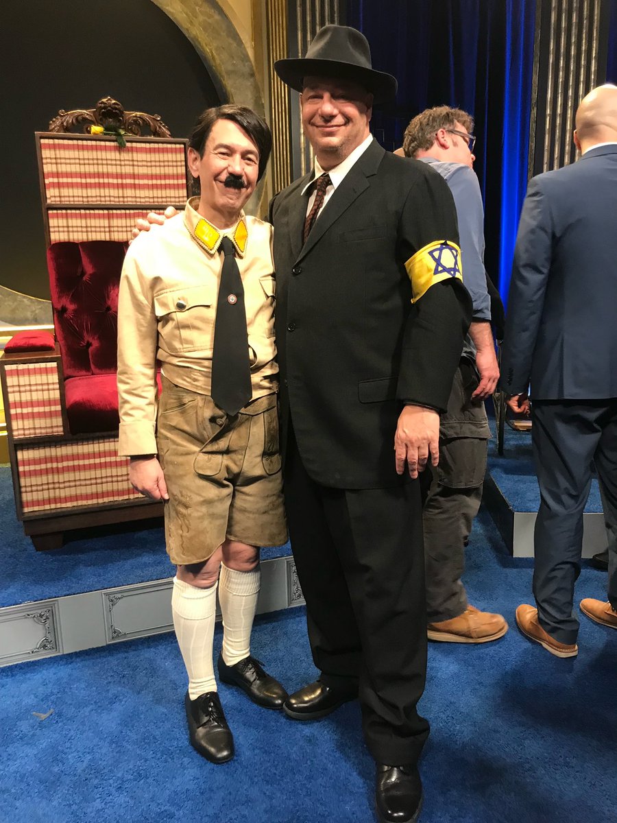 pennjillette's tweet image. Every year on this date, Gilbert sent out the same tweet.  Let’s pass it around.  

"Dear Hitler happy birthday you’re dead and the Jews run the world haha”