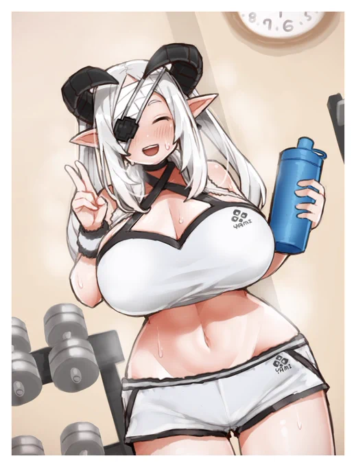 トレーニングジム通いにハマってるほかほかメレミエルちゃん 