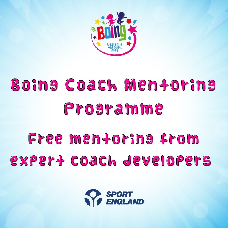 Want a mentor to help you explore #play #problemsolving #environmentdesign in your #coaching? We’ve put together a dreamteam of coach developers to be those mentors on our new programme

⚡️6months
🏆Workshops+1:1 support
🏃Learn with other coaches

Apply 👉 hello@boingkids.co.uk