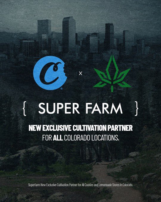 Superfarmco's tweet photo. @cookiesglobal x @Superfarmco 🌬💨❤️ https://t.co/8aH8LMlBPE