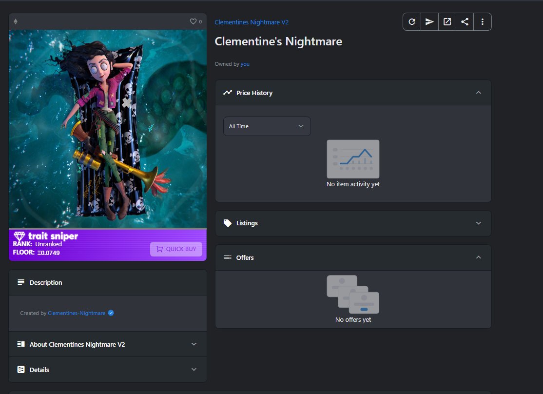 red100x's tweet photo. 🚨 Clementines Nightmare Phase 2 Giveaway 🚨
This is for those looking to start out in the nft space to try and get a little more liquidity. I know projects these days are super expensive, so I wanted to help 2 people out today. 
To enter
1⃣ Follow me
2⃣ Like + RT
3⃣ Tag 2 PPL https://t.co/CMp2Ez8lg3