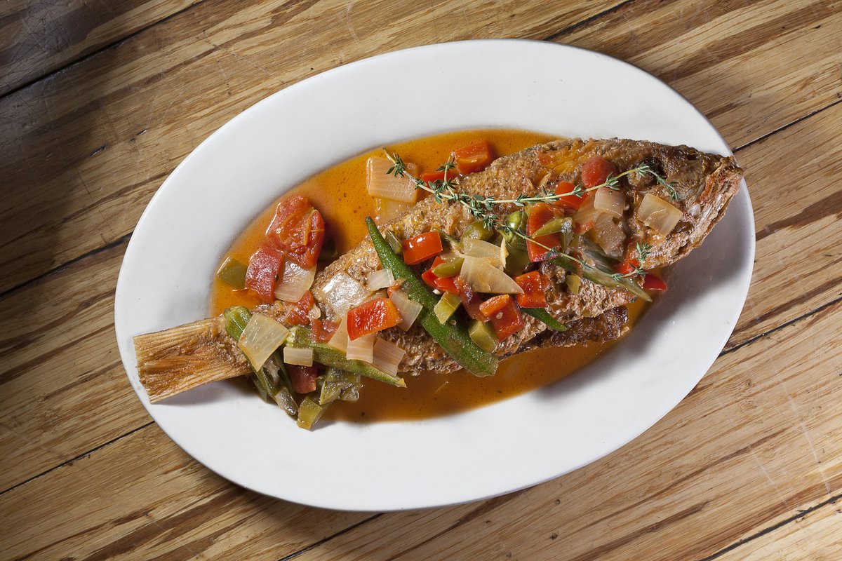 Calling all stew fish and okra body Gyal! You see this “Saucy Saucy” House Snapper👀 Negril Village is back!