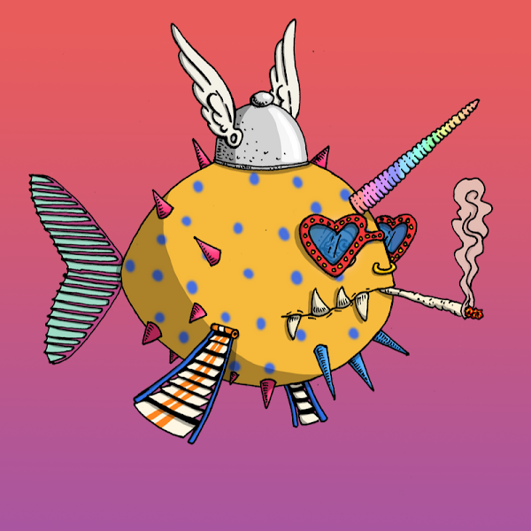 SSFXperience's tweet photo. Happy Spiky 4/20 💨💨🐡

See the thread for more SSFs w/ a Space Cigarette 🪐 https://t.co/icDXJmLivJ
