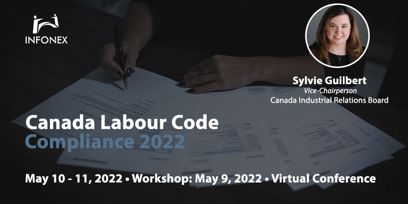 INFONEX's tweet photo. #CanadianLabourCode Join us when Sylvie Guilbert, Vice-Chairperson, Canada Industrial Relations Board presents “Canada Industrial Relations Board Update and Cases” #INFONEX #INFONEXconferences
https://t.co/bitF0b8Npx https://t.co/kwyZynOmPf