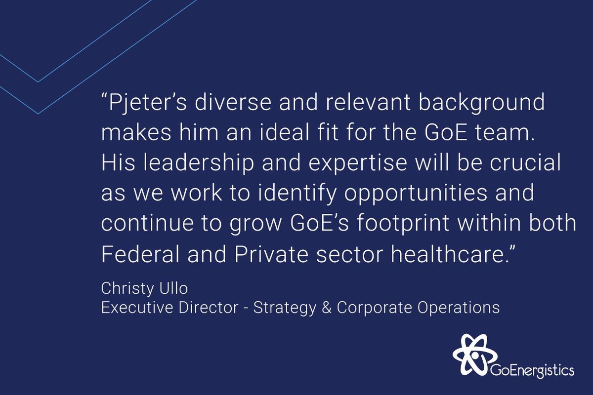 GoEnergistics's tweet photo. Meet Pjeter Vucinaj! A Navy Veteran, Pjeter brings both valuable military experience and expertise gleaned from serving in healthcare systems management positions. Visit our website to learn more about Pjeter and his role with GoE: https://t.co/4MXrwxLqcj https://t.co/yqh62rGg5Y