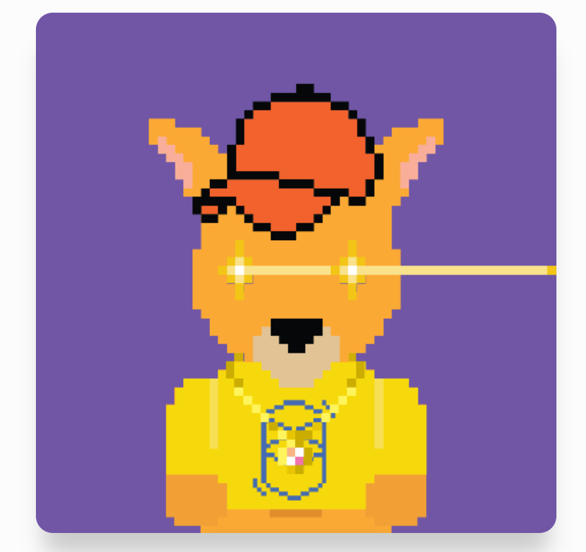 omnimalsnft's tweet photo. This #fantom boy with yellow lazers on BNB. 

Show us your Omnimals we will RT. 

#gh0stlygh0sts #Freemint #Omnichain #LayerZero #Omnimanls https://t.co/Q51GvYhSk4