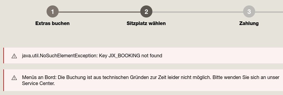 Liebe Condor <a href="/CondorCares/">Condor Cares</a> , einfach nur was laktosefreies ordern wollen, seitenlang Passagierdaten einhacken müssen, und dann das? Ist das morgen wieder gut?