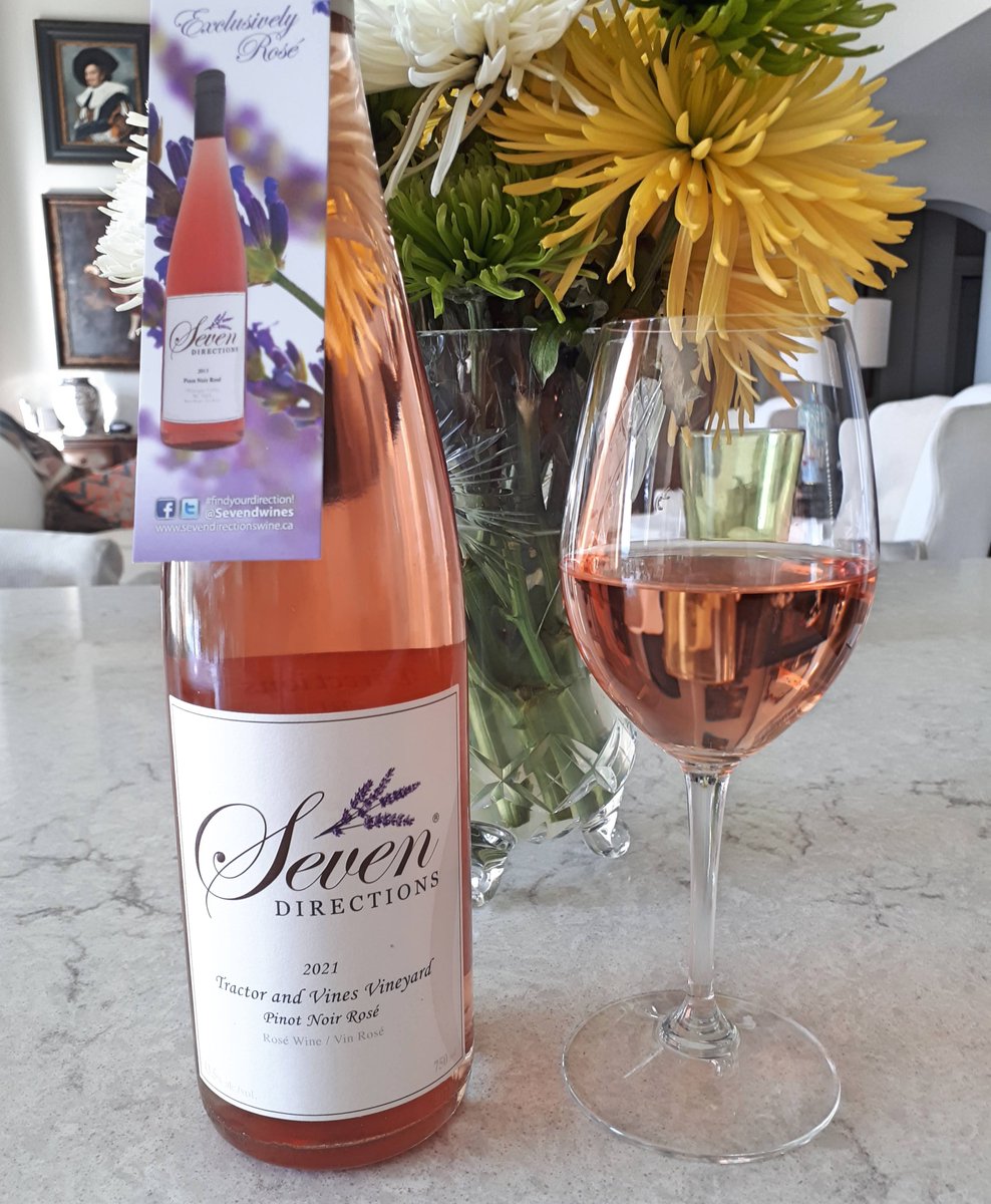 Another terrific #sevendirections #pinotnoir BC Rosé from <a href="/StudioWine/">Bottega Wine Studio™</a> #winewednesday
<a href="/myvancity/">MyVanCity</a> <a href="/CarlsWineClub/">Carl's Wine Club</a> @BrendaGott <a href="/frankstero/">🏴󠁧󠁢󠁥󠁮󠁧󠁿🇫🇷🇮🇪 F R A N K I E🍷🥂🍇</a> <a href="/astudentofwine/">kristof gillese</a> <a href="/RonWilsonVan/">CheapandCheerful🌈🇨🇦</a> <a href="/CPE_Systems/">CPE Systems</a> <a href="/Therosehour/">The Rosé Hour Podcast</a> @savortheharvest @yearinwine @foodwineclick <a href="/RoebuckSteve1/">Steve Roebuck</a> <a href="/BCWineLover/">BC Wine Lover</a> <a href="/Sam_WineTeacher/">Sam Hauck</a>