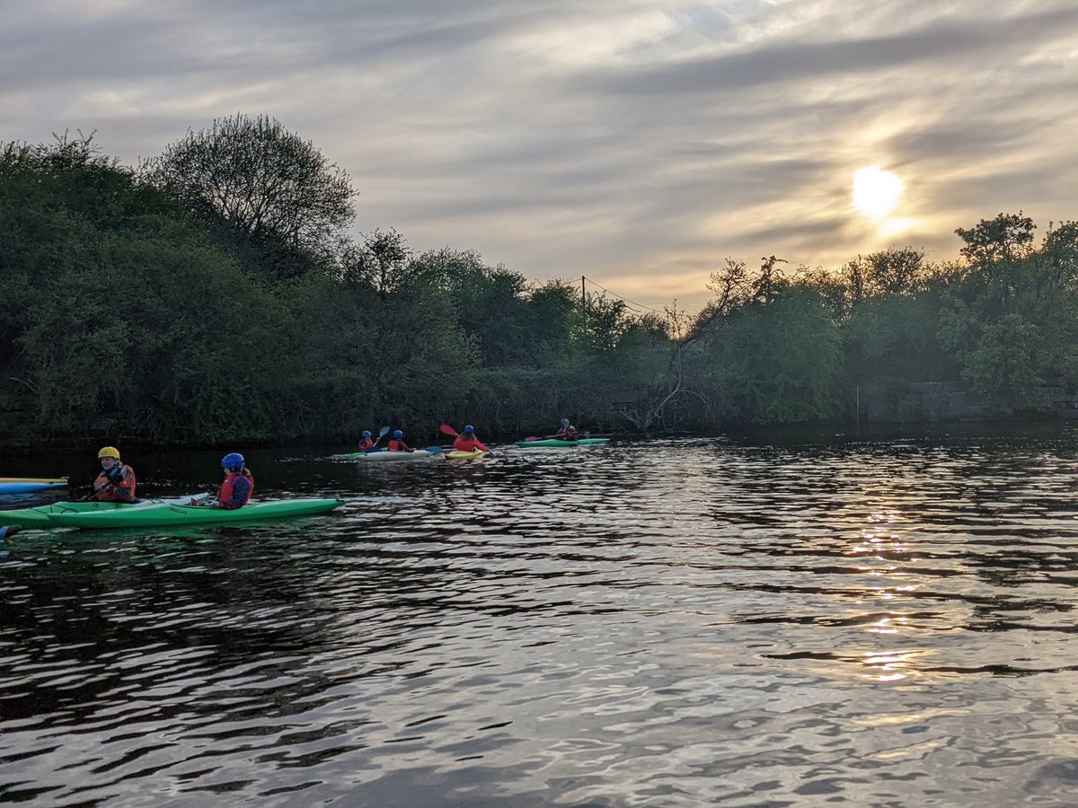 The scouts were back on the water tonight for their first water session of the year. #SkillsForLife