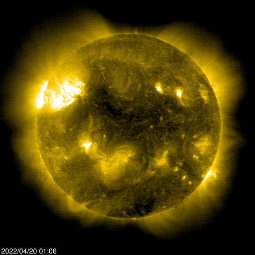 ChaacTlaloc's tweet photo. Satélite Solar SOHO indica intensidad del Viento Solar 549km/s Reporte del #ClimaSolar https://t.co/2NL5pl90GG