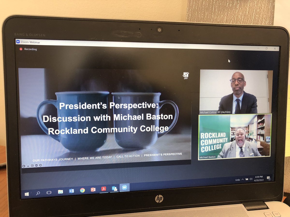 NYSSSC's tweet photo. “We are to be democracy’s colleges” @PresidentBaston in talking to @mikejff on advancing racial equity. “We must do what is right even if it’s hard!” https://t.co/lXsUBHZRJA