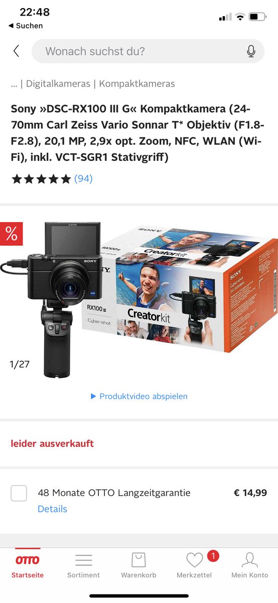 Hallo <a href="/otto_de/">OTTO</a> wird es dieses Kombi nochmal geben zu dem Preis (499,90€ ? ) Mit freundlichen Grüßen