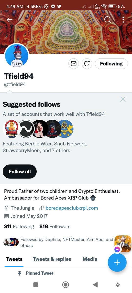 VanzRowin589's tweet photo. @tfield94 @BoredApesXRP @hawaiianXRP @Aim_Ape @KingKongbullish @BULLISHBAYnana Followed all
Full support ... Go team
🚀🚀🚀🚀🚀💎✊
@sajecat
@PoorMan6884 
@DevonDwayne230 
@CarnimSilverio 
@minereal143 
@CuisonNimsy 
@ShibaInuXRP007 
@DaleNeri2 
@UnionVilar 
@MuskVitalik 
@SarAngel1230 
@balong_longba https://t.co/OUn7SudfXt