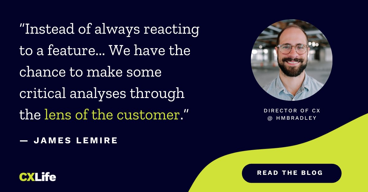 simplr's tweet photo. Taking a proactive approach & involving #CX from the very beginning is an absolute game-changer that prevents CX breakdowns in the future! ❌ Check out this #CXLife April spotlight ft. Director of CX James Lemire to find out why: https://t.co/UuMCCd0joR https://t.co/TSKHYUxUFa