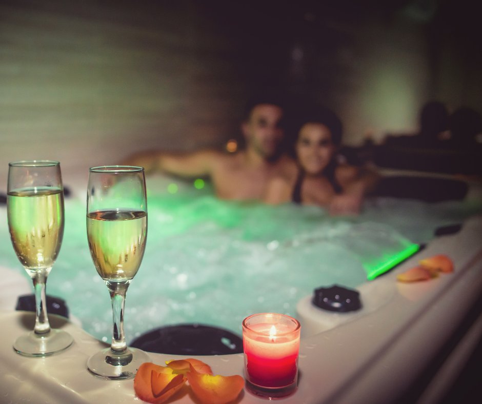 The best essential oils that will help you unwind are bergamot, lavender, chamomile, and rose. The warm and soothing water jets of your hot tub are about as relaxing as it gets. Try lighting aromatherapy candles and adding essential oils to the mix to enhance the experience.