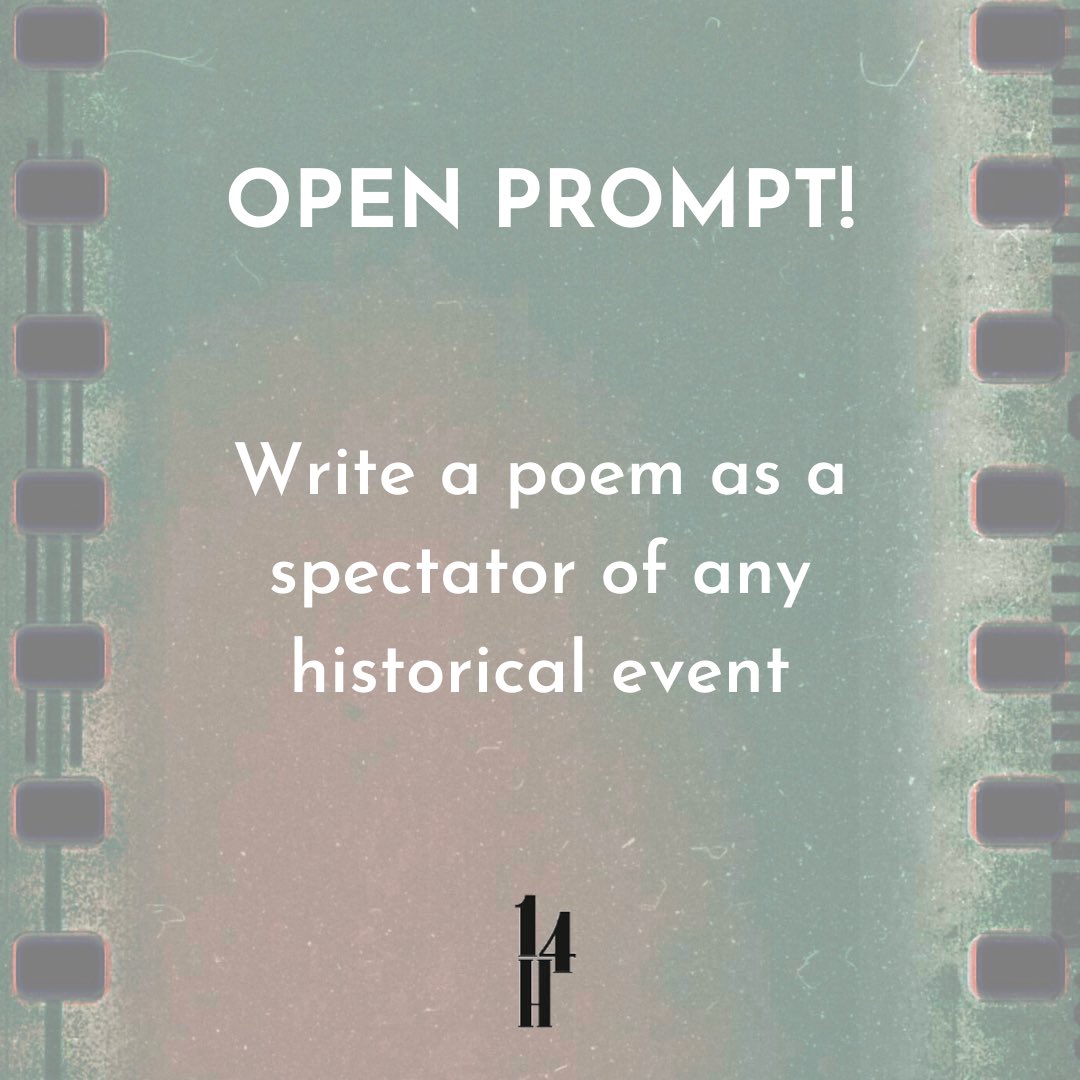 14Hills's tweet photo. It’s still National Poetry Month, right?
Send us what you’ve got (link in bio) by May 2nd and the winner will be interviewed for our blog!
#ChangingTheView #NationalPoetryMonth https://t.co/01fBfV58Mw