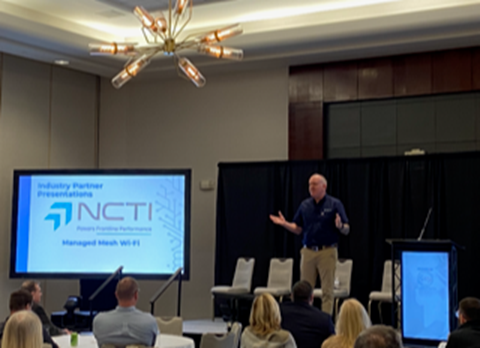 NCTItraining's tweet photo. We kicked off the week seeing our industry friends at the @NCTCtweets #IdeaXchange in Kansas City.  A big thanks to NCTC and a #shoutout to @JamesScherz  for making the trip to talk about Managed Mesh Wi-Fi https://t.co/rJqR4yGn9I