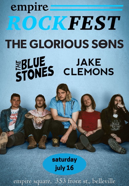 JUST ANNOUNCED: We return to Belleville's Empire Rockfest this July 16th with <a href="/TheBlueStones/">The Blue Stones</a> &amp; <a href="/jakeclemons/">Jake Clemons</a>. TGS Union ticket Pre-Sale is on now, details in the NEWS tab of the app!

For more info: theempiretheatre.com/live/
