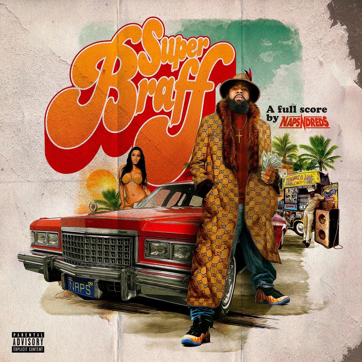 NapsNdreds's tweet photo. New album dropping 4/29 #SUPERBRAFF (link in bio) Pre order now and get it a week earlier 4/22 👊🏾!!! #braff #fly #superbraff #jamaica #napsndreds #newalbum https://t.co/jTM8XQkDQh