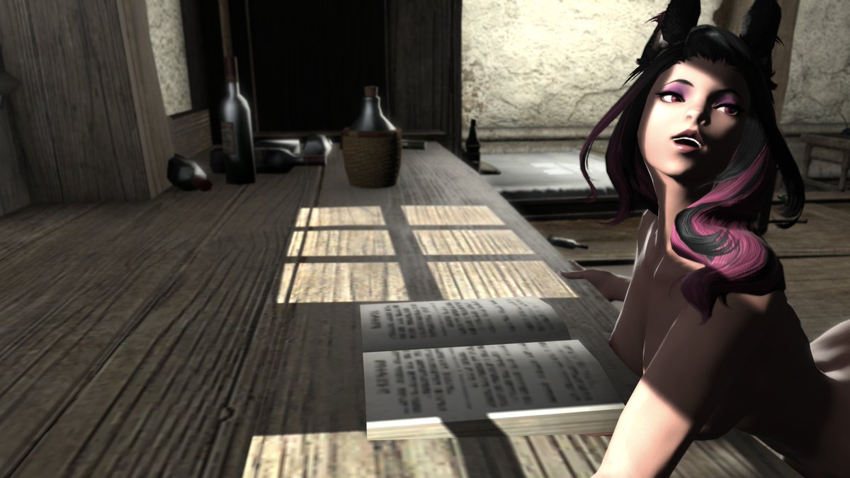 Who could be just off camera interrupting Yurhee's design session?

First multi-character photo shoot coming soon.
#ffxivnsfw #nsfwrp #ffxivlewd #ffxivlewds