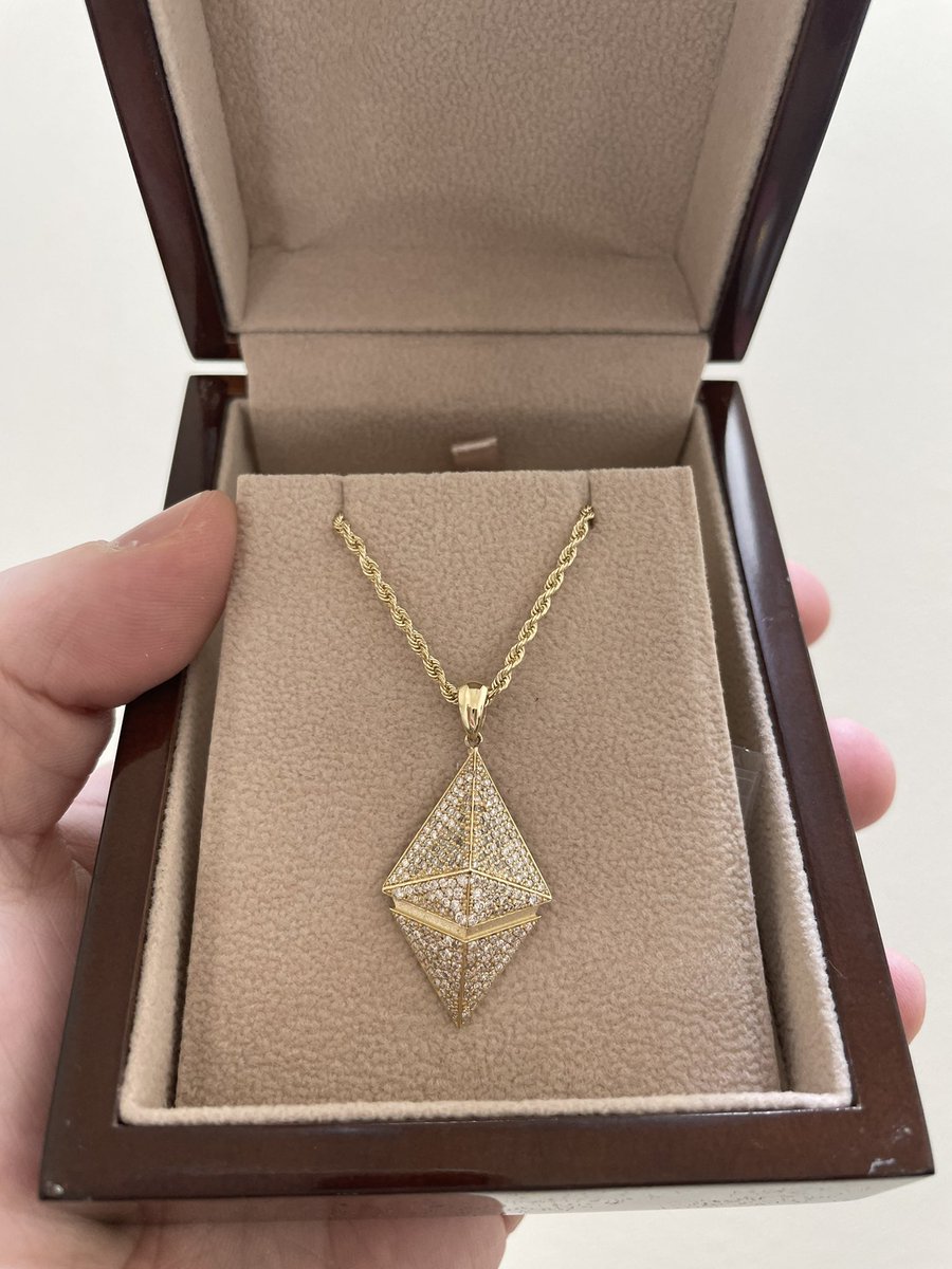 xmorningstvrx's tweet image. Got my ETH chain I won from @DegenToonz 
Much love and appreciation! 
@Baderasadeth 
@theprincelail