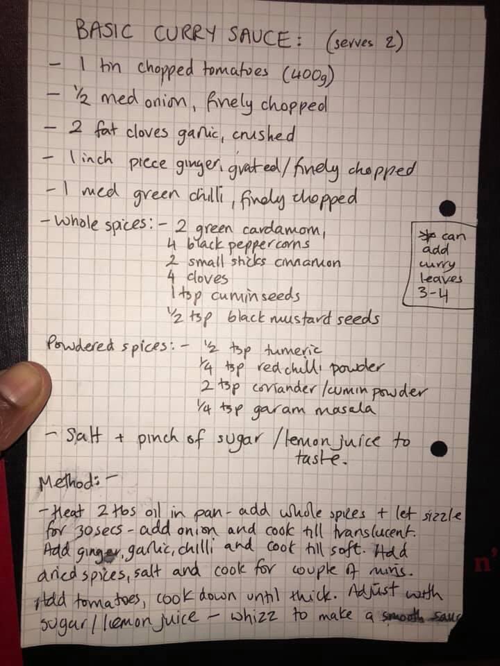 ChotaiReena's tweet image. Going to share my very basic curry sauce recipe here (tweak to your liking). Can be frozen in small portions for a super quick curry; just add whatever meat/veg/lentil/legumes or boiled eggs! Inspired by @BootstrapCook and cheap to make. #RecipeOfTheDay #Curry