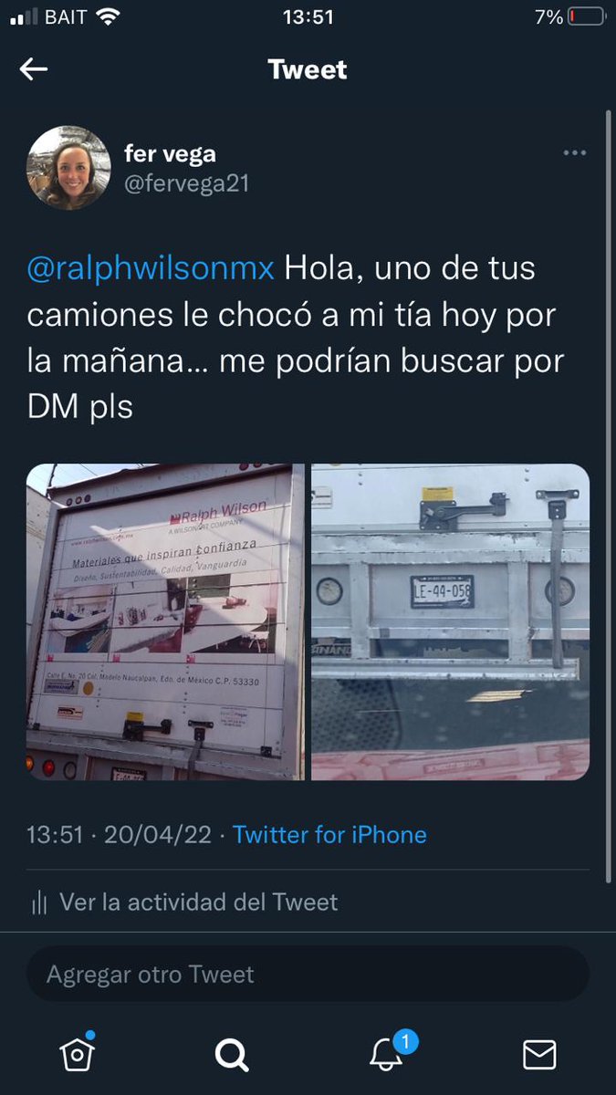 CrausTrujillo's tweet photo. @ralphwilsonmx espero su respuesta, tomando la responsabilidad que sus choferes no tuvieron hoy por la mañana conmigo y mi hija.
Gracias @fervega21  por ayudarme, para ser atendida y escuchada por esta empresa. Hablé ya con el Sr. Ernesto Rocha, ofreció llamarme hoy por la tarde. https://t.co/ufaD34wMQ3