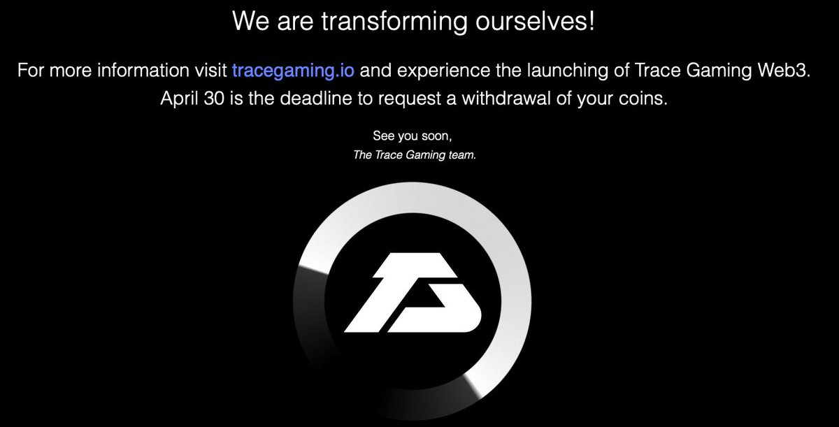 tracegaming_io's tweet photo. Our Web 2 platform is officially closed. We deeply appreciate all its time bringing Latin America the best video game tournaments🤧

We will soon welcome #TraceGaming 3.0🔺🙌🏻

This message is found in the https://t.co/DJzlky53UI platform https://t.co/KDO2jrPhbI