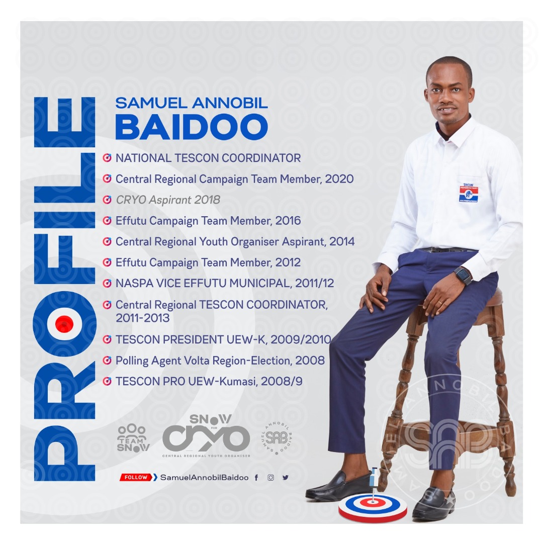 SAnnobilBaidoo's tweet photo. We shall continue to serve well in our next portfolio, Central Regional Youth Organiser Position. https://t.co/8TCAaApoeQ