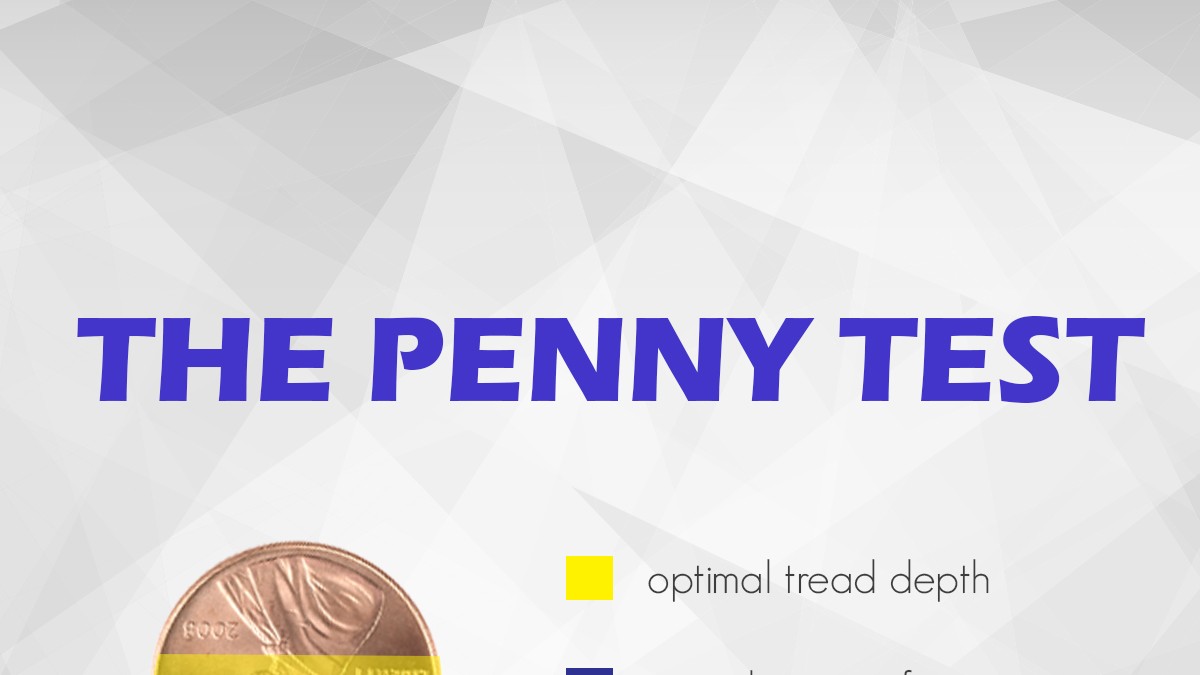 Do you know the penny test? It's an easy way to test tire tread!