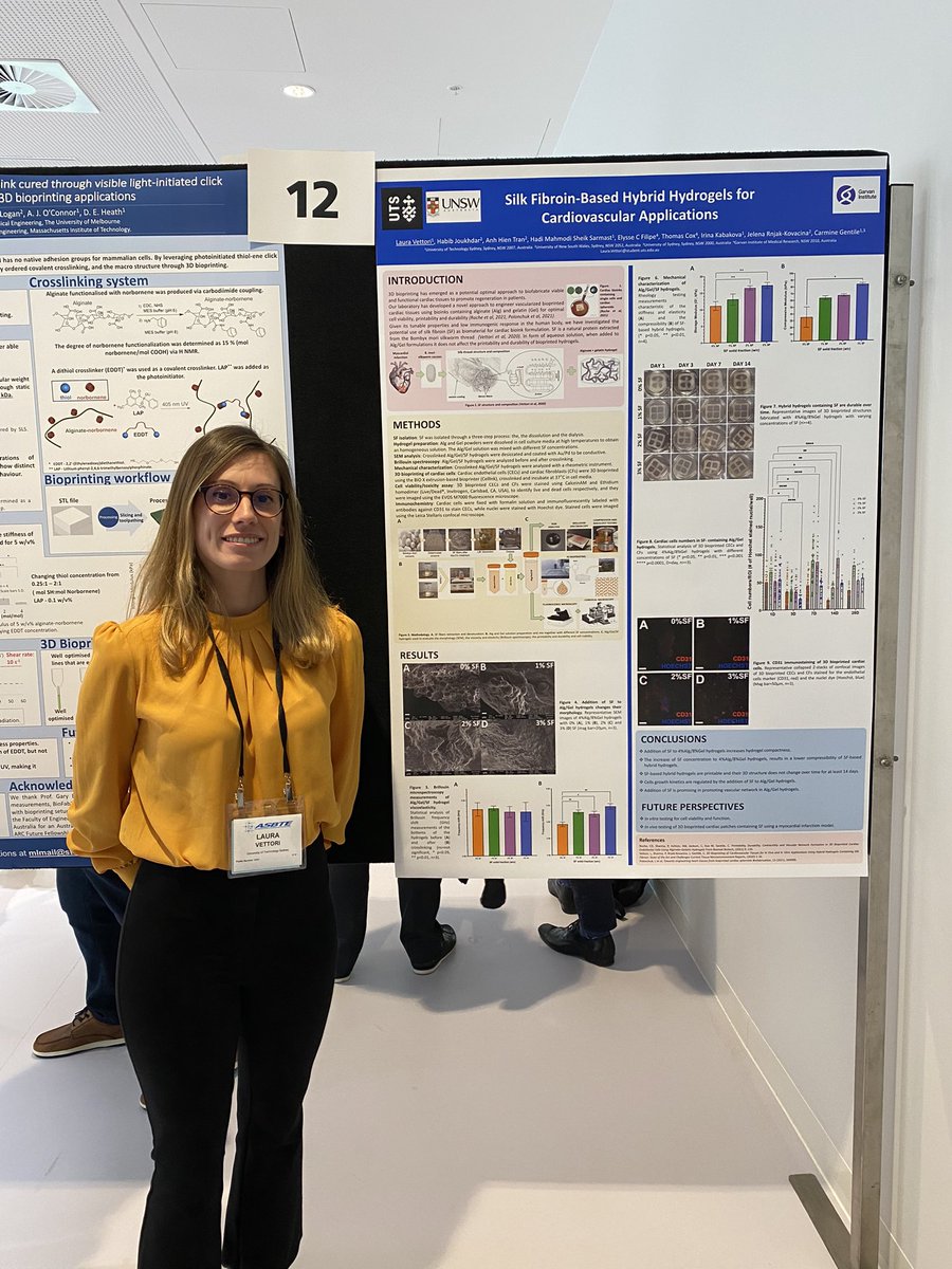 Laura Vettori (@lavector3d) on Twitter photo Happy to have presented my first poster at ASBTE 2022 Conference <a href="/ASBTE1/">ASBTE</a> <a href="/JelenaRnjak/">Jelena Rnjak-Kovačina</a> <a href="/carmine_3Dheart/">Carmine Gentile</a> <a href="/UTSFEIT/">UTS Faculty of Engineering and IT</a> Happy to have presented my first poster at ASBTE 2022 Conference <a href="/ASBTE1/">ASBTE</a> <a href="/JelenaRnjak/">Jelena Rnjak-Kovačina</a> <a href="/carmine_3Dheart/">Carmine Gentile</a> <a href="/UTSFEIT/">UTS Faculty of Engineering and IT</a>