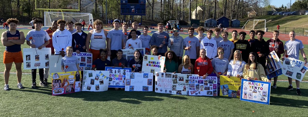 Congratulations to all our senior track and field athletes. Heading to some amazing places and doing some amazing things.