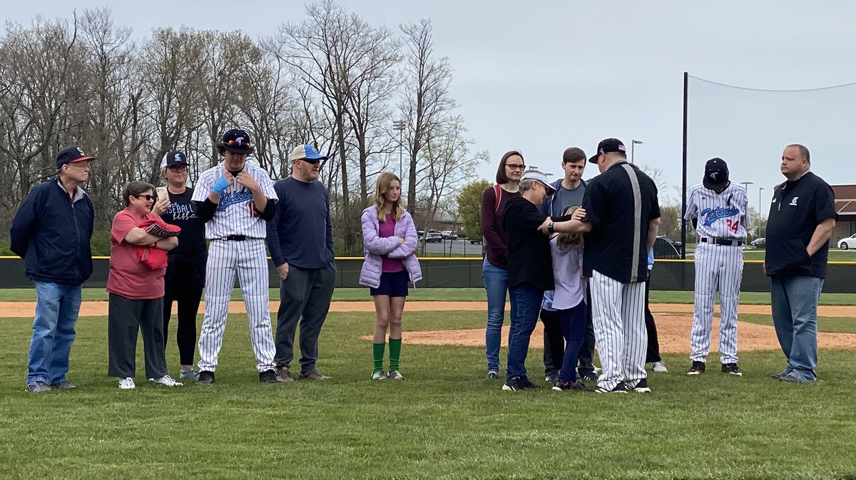 MLCHS_Athletics's tweet photo. Titan Baseball had the distinct privilege to honor Coach Gary Williams’s family for everything he did for our school and this program. Coach was a Shelby County grad and coached there for many years, we were blessed to honor him pregame against SCHS. #SCPSisFAMILY https://t.co/vORRW6V23p