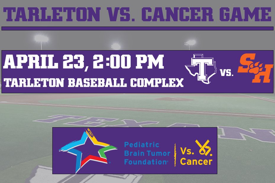 It’s Tarleton #VsCancer on Saturday, April 23! 

Donate now at bit.ly/3rG1HGy to fund pediatric brain tumor research &amp; local hospital programs.

READ 🗞: bit.ly/36w1nmi