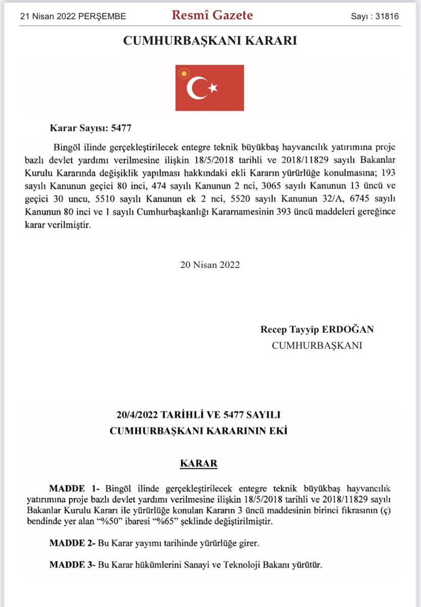 _cevdetyilmaz's tweet photo. Hayırlı olsun.. https://t.co/SRuwQxry69