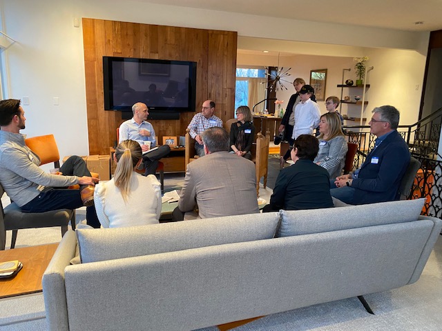 Doug4StateRep's tweet photo. Fantastic house party last night!  Questions on education funding, affordable housing, healthcare and the climate crisis.  Join me for a meet &amp; greet in your neighborhood!  Info on my website:  https://t.co/ZagO6syEgJ  #doug4rep  #marblehead #swampscott #lynn #ClimateCrisis https://t.co/MrTp74kYl6