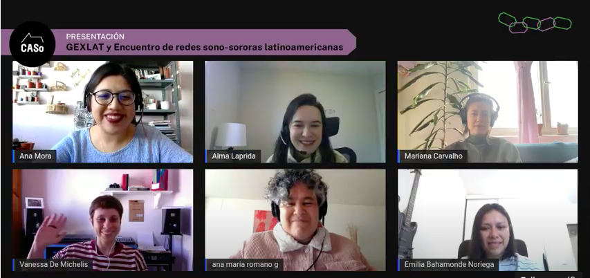 CasoMinga's tweet photo. Ya comenzamos este encuentro y nos sentimos muy felices de compartir con todxs en este espacio virtual pero vital. @CASoCNB #GEXLAT @musexplat #SONORAmusicaefeminismos @CasoMinga @En_TiempoReal https://t.co/4noH6YhLbd