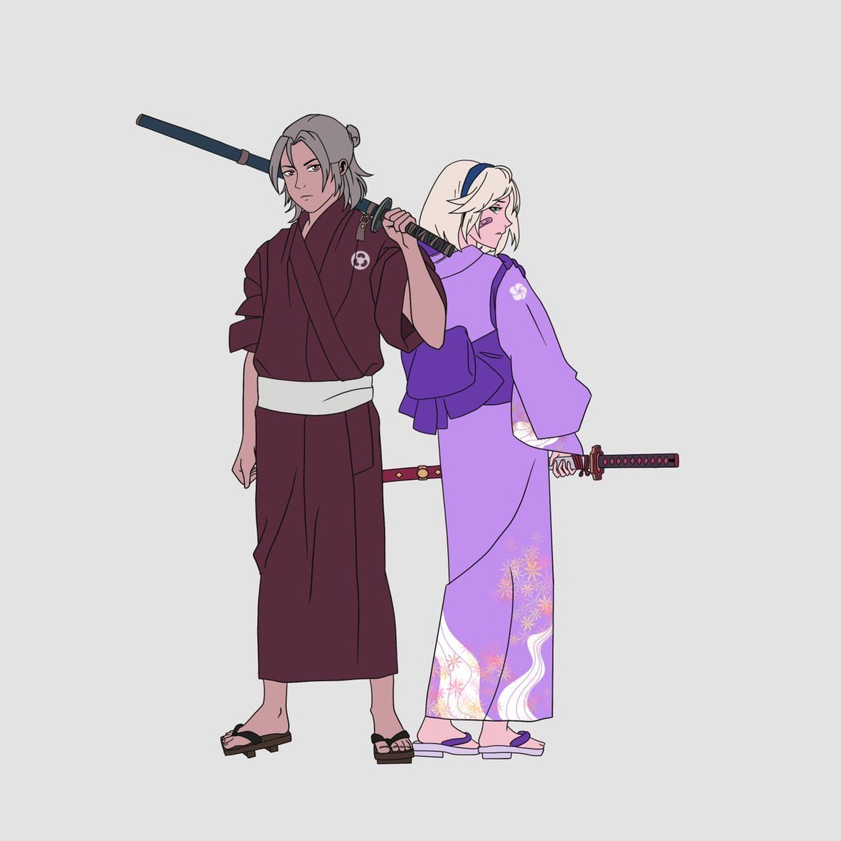 Work in progress for the upcoming Azuki Custom Banner #4 &amp; #5 requested by <a href="/R_jayyyyyyy/">Rjay</a> featuring Azuki#9945 &amp; Azuki#5189 🫘