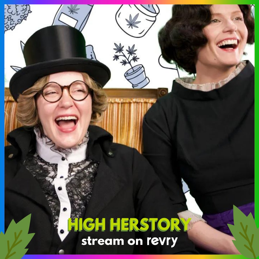 REVRYTV's tweet photo. #Happy420! To celebrate, we’re binge-watching Pot Pie and High Herstory starting now! Watch along on Revry and use #420withRevry to join the convo. 

@highherstory #420day https://t.co/Y7NFTEPa8P