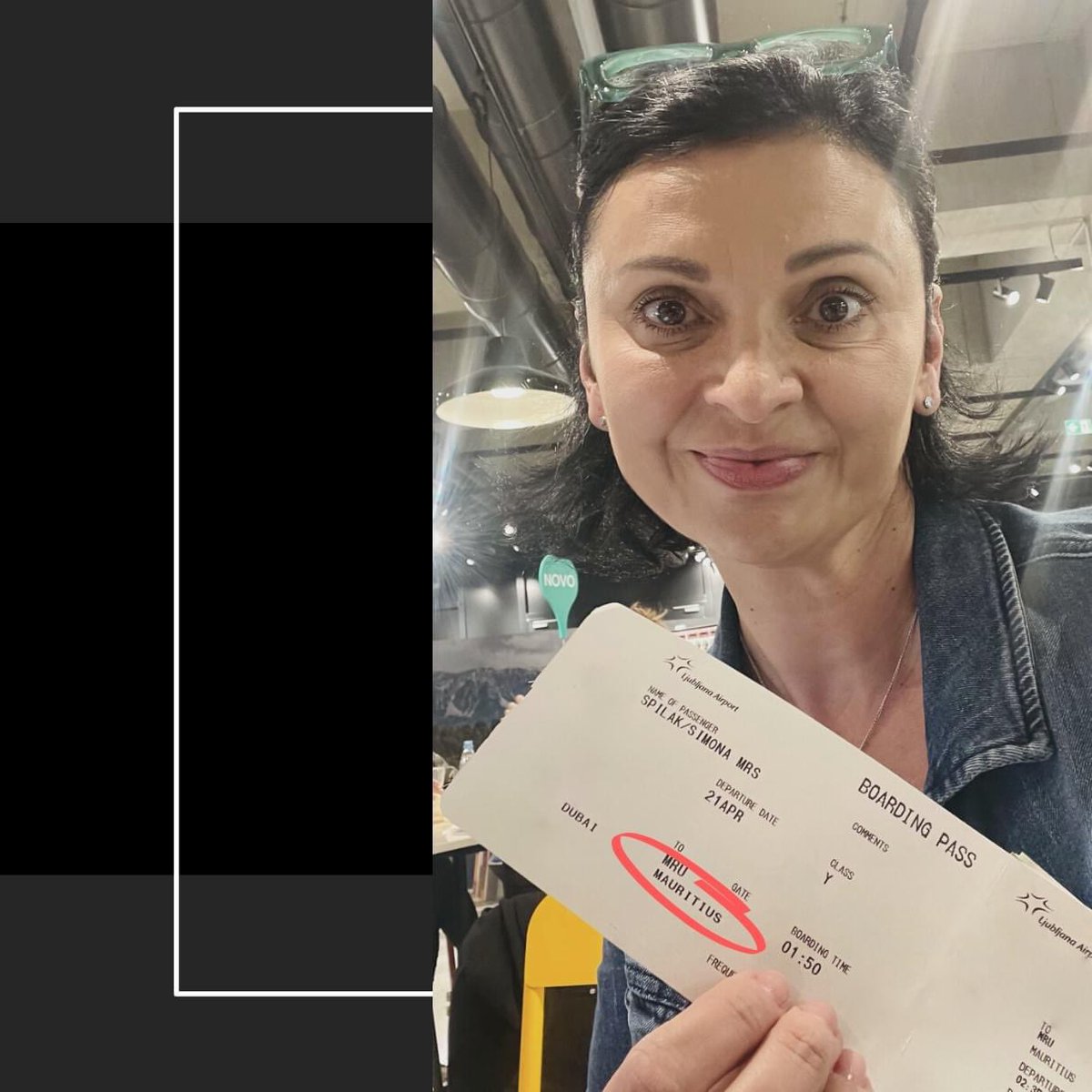 SimonaSpilak's tweet photo. Taking off to MAURITIUS! I'm at the boarding gate. ✈

Following two weeks, I'll be serving a giant pharmaceutical company on leadership development, career conversations, and long-term career growth.

Corporations that walk their talk turn me on! 
#Mauritius #leadership 
#CEO https://t.co/8t55qn4gxG