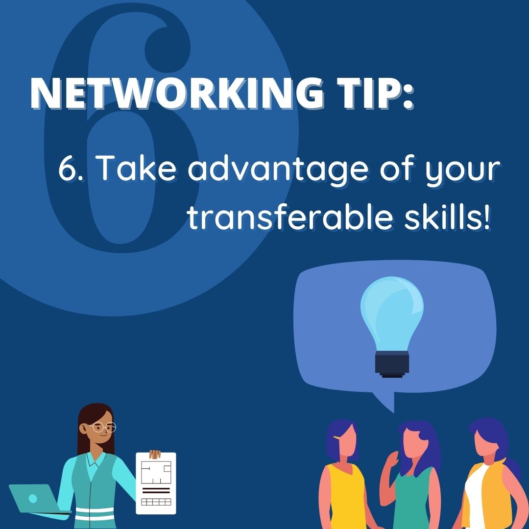 FinanceDePaul's tweet photo. If you don’t have much experience in the industry, focus on relevant transferable skills that you can bring to the job! https://t.co/DxYTG2sVNs